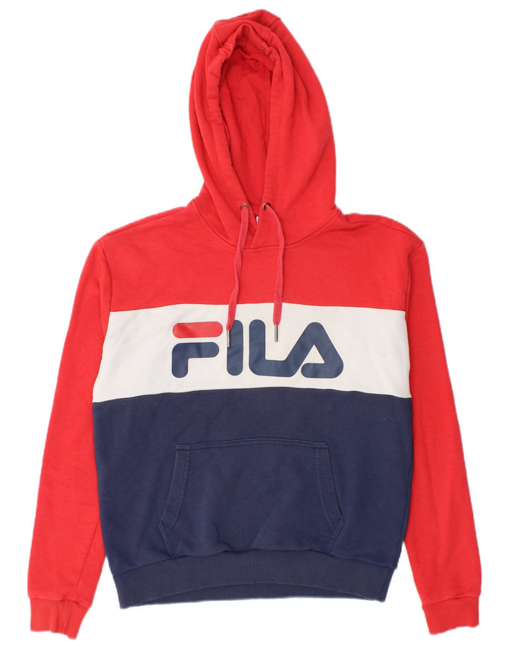 FILA Pull à capuche graphique femme petit color block multicolore