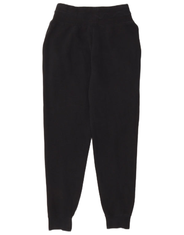 NIKE Pantalon de survêtement graphique pour femme Joggers UK 10 Small Black Cotton