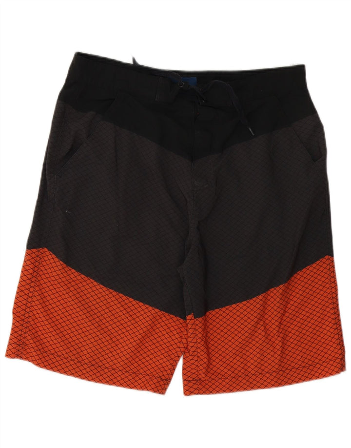 Mountain Warehouse Short de sport pour homme en polyester color block gris moyen