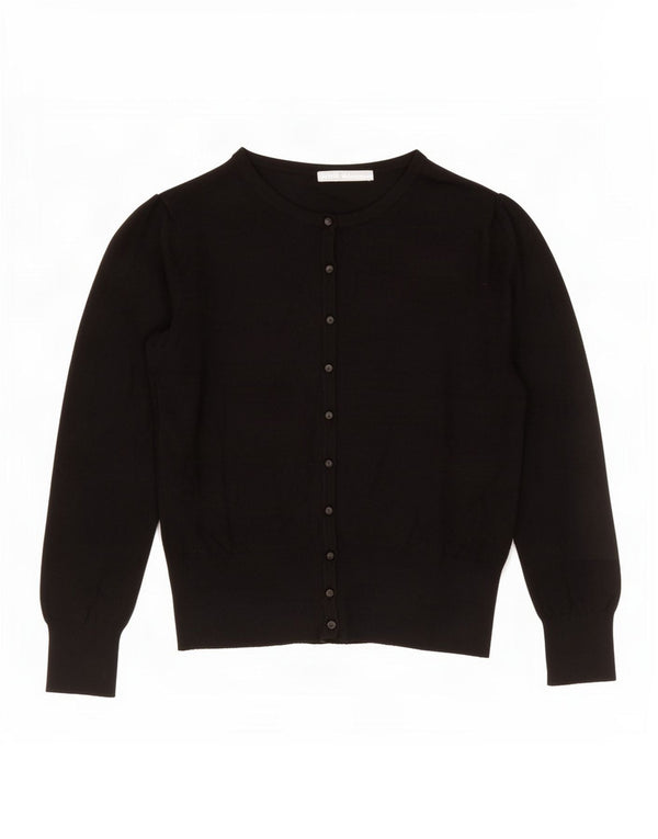 Marks & Spencer Pull Cardigan Femme UK 12 Medium Noir Viscose