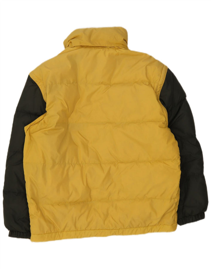 Fila Veste matelassée pour homme UK 38 Jaune moyen Colourblock