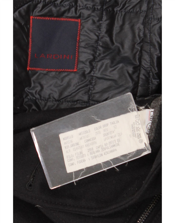 Lardini Veste Blazer 3 Boutons Homme IT 52 XL Bleu Marine Laine