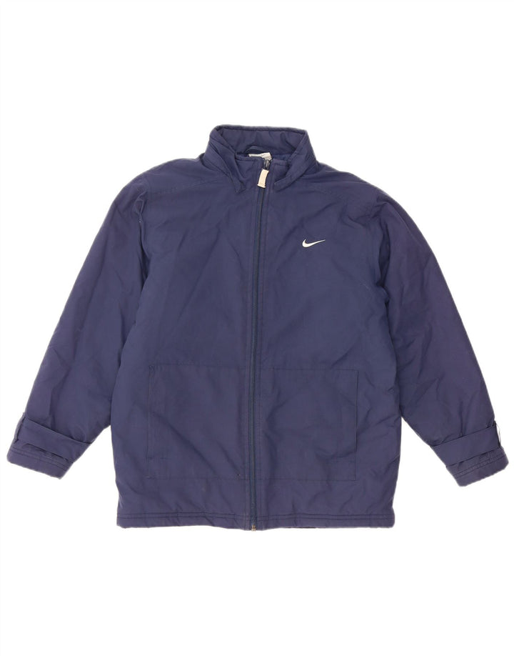 Veste coupe-vent Nike garçon 10-11 ans bleu marine moyen polyester
