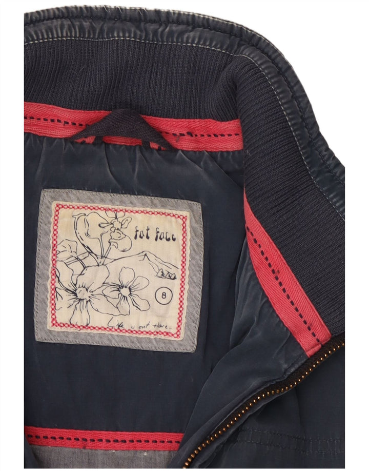 Fat Face Gilet rembourré pour femme UK 8 Small Bleu marine Polyester