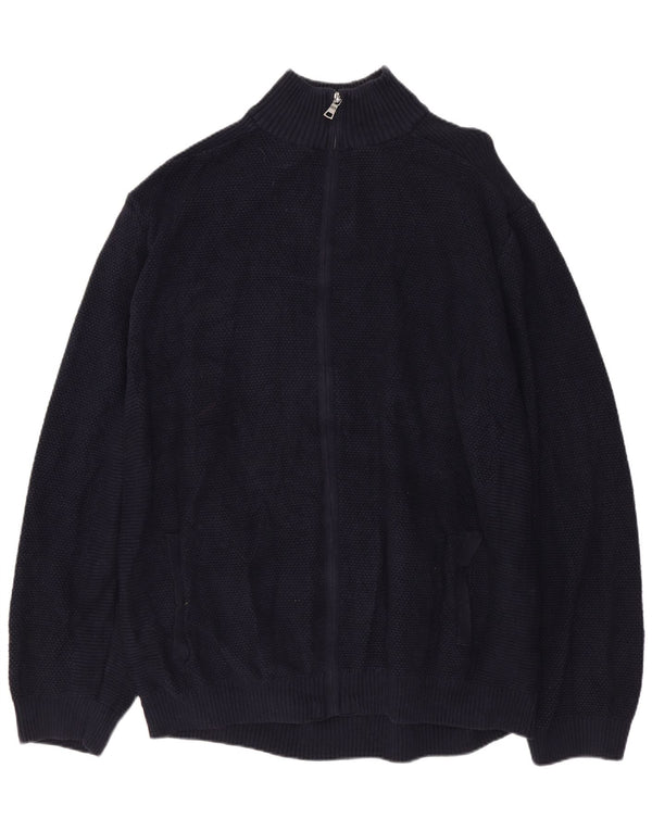 MARKS & SPENCER Pull Cardigan Homme 2XL Bleu Marine Coton