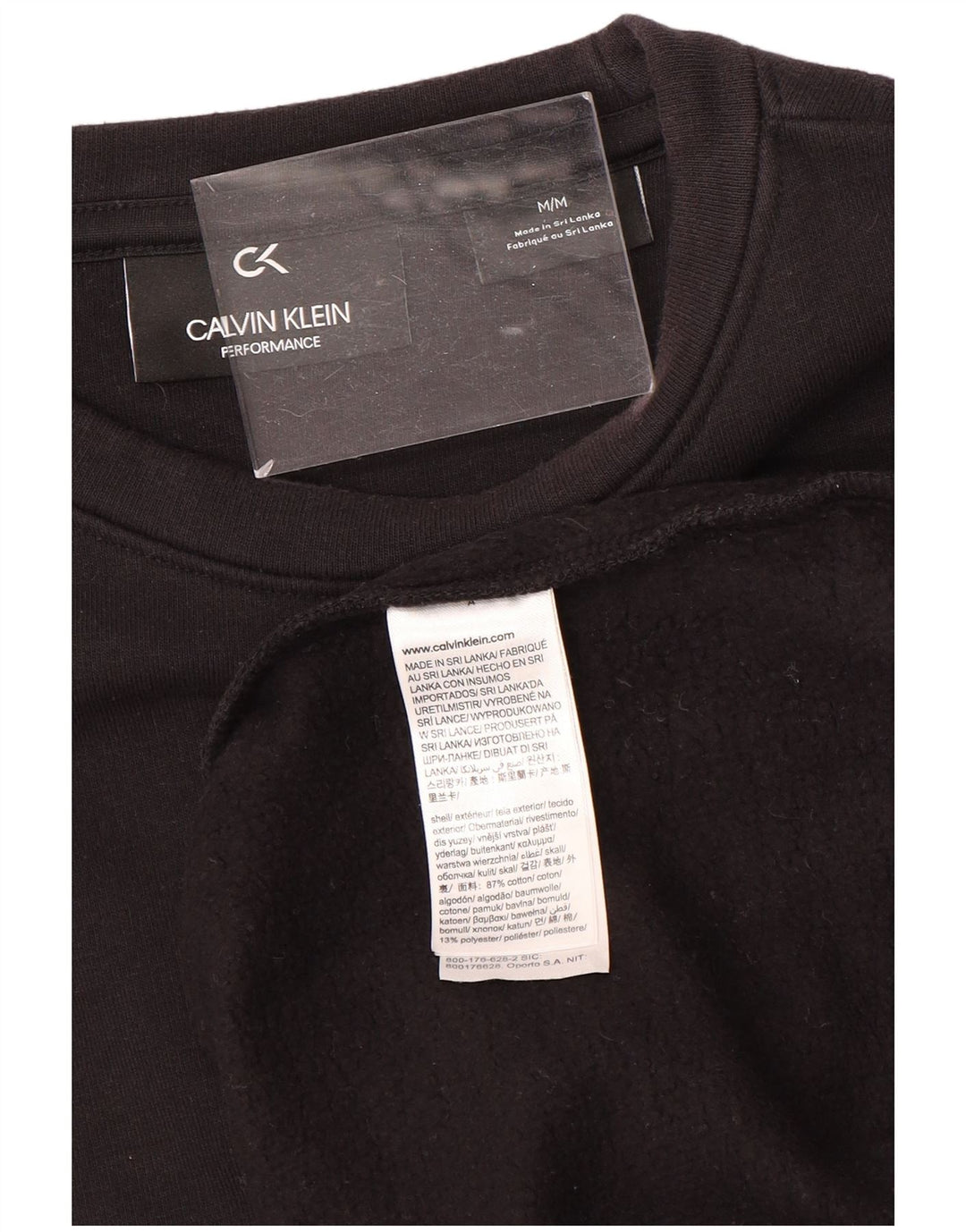 CALVIN KLEIN Sweat-shirt Performance pour femme UK 14 Marron moyen