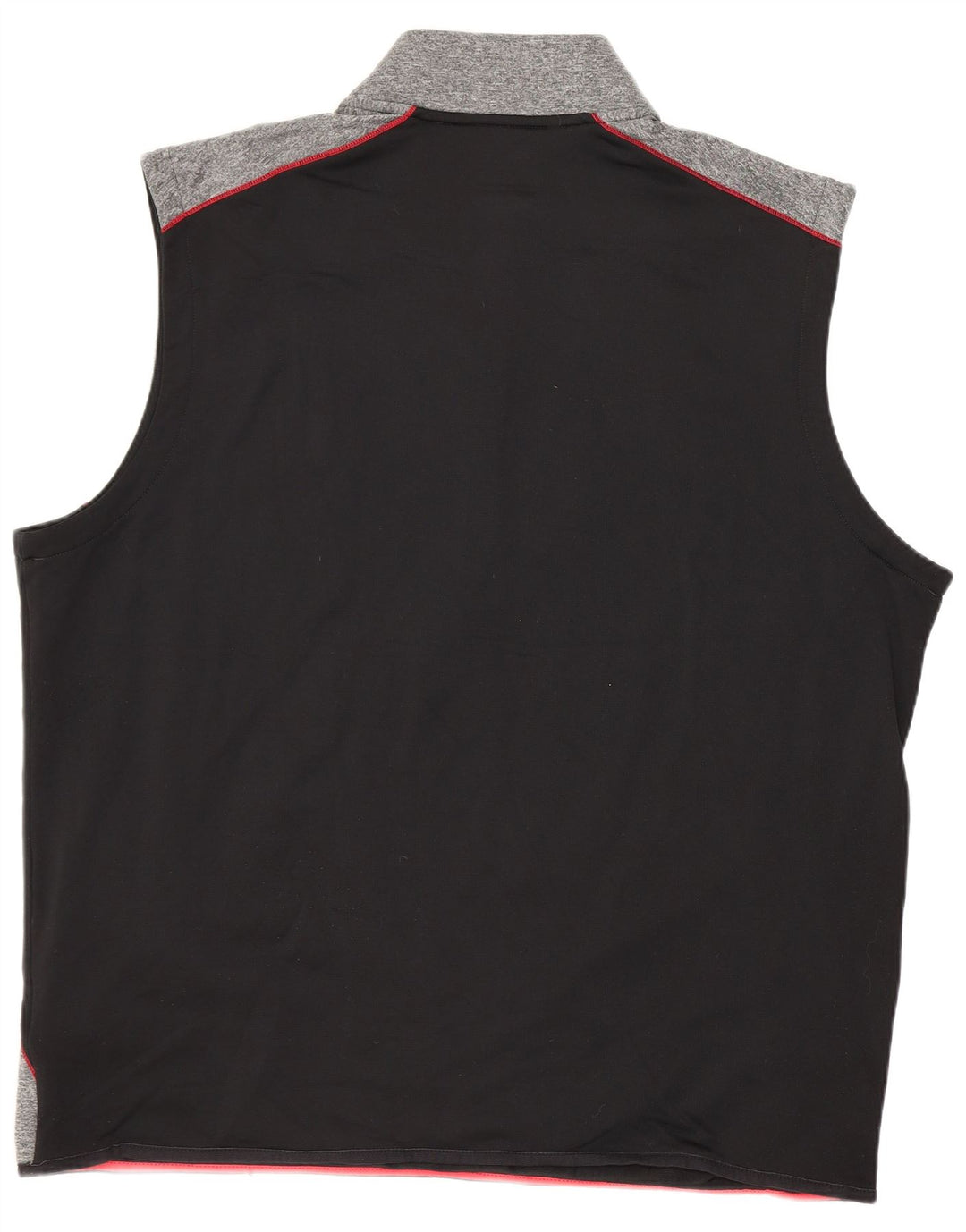 Adidas Hommes Climaheat Sans Manches Pull Survêtement Top XL Gris Colorblock