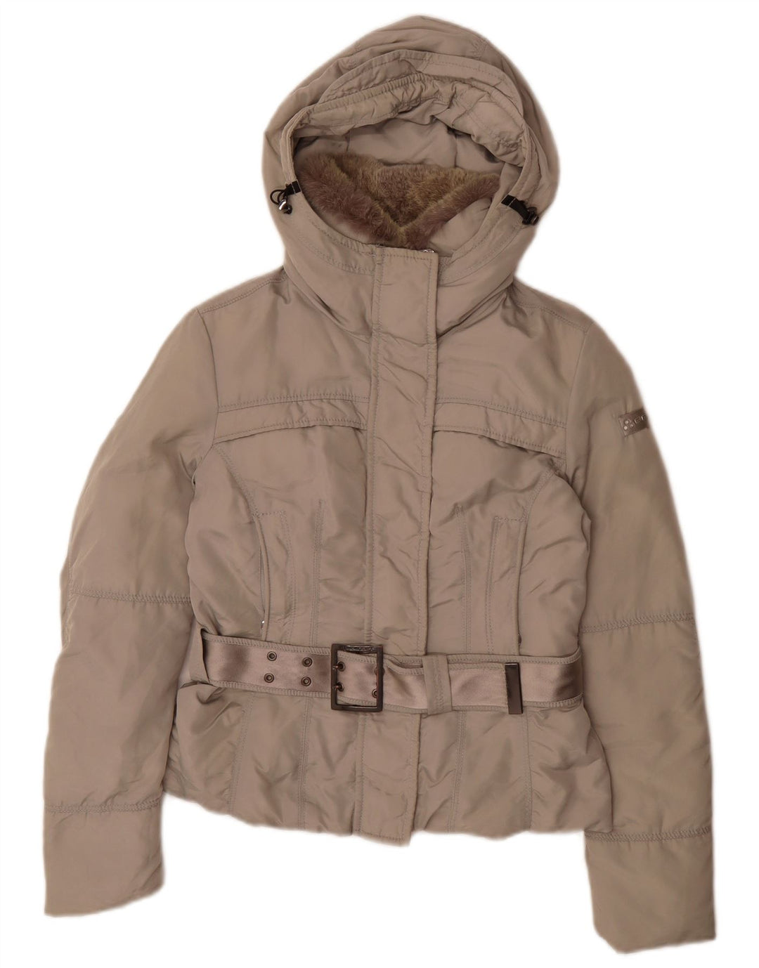 PEUTEREY Veste matelassée à capuche IT 40 Small Gris Polyamide
