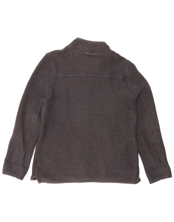 Weird Fish Veste de survêtement pour femme UK 16 Large Gris Coton