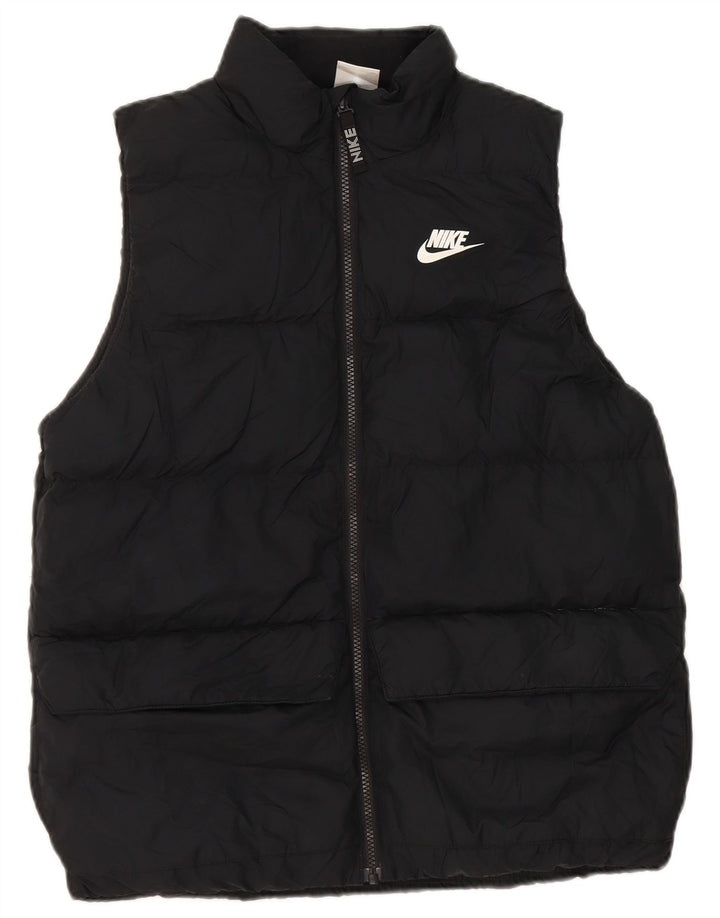 NIKE Gilet rembourré garçon 13-14 ans XL Noir Polyester