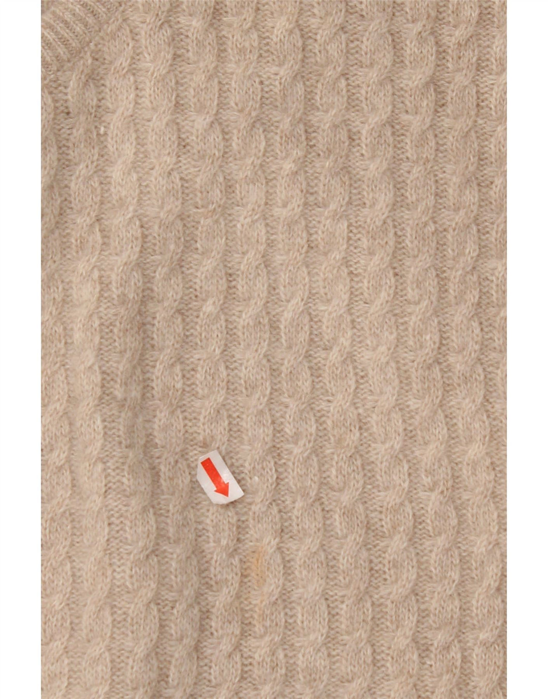 ST. ANDREWS Pull Cardigan Femme UK 18 XL Beige Angora