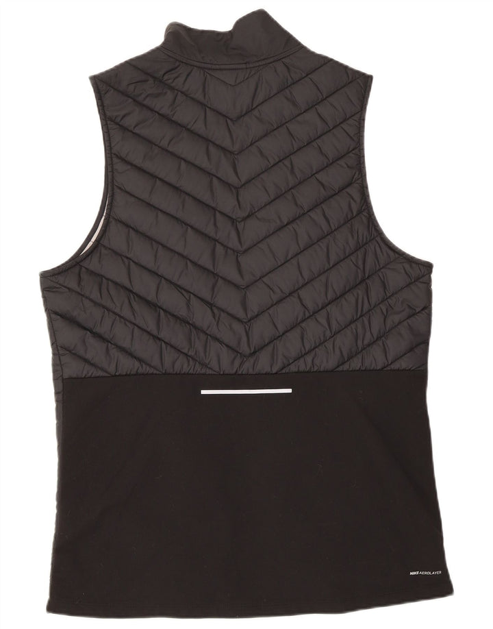Nike Gilet rembourré pour homme UK 38 Medium Noir Polyester