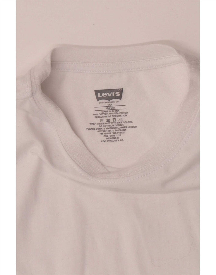 Levi's T-Shirt Garçon 13-14 ans Blanc Coton