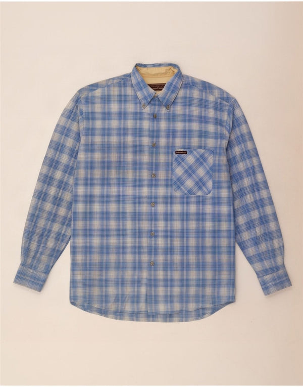Marlboro Classics Chemise Homme Grand Carreau Bleu