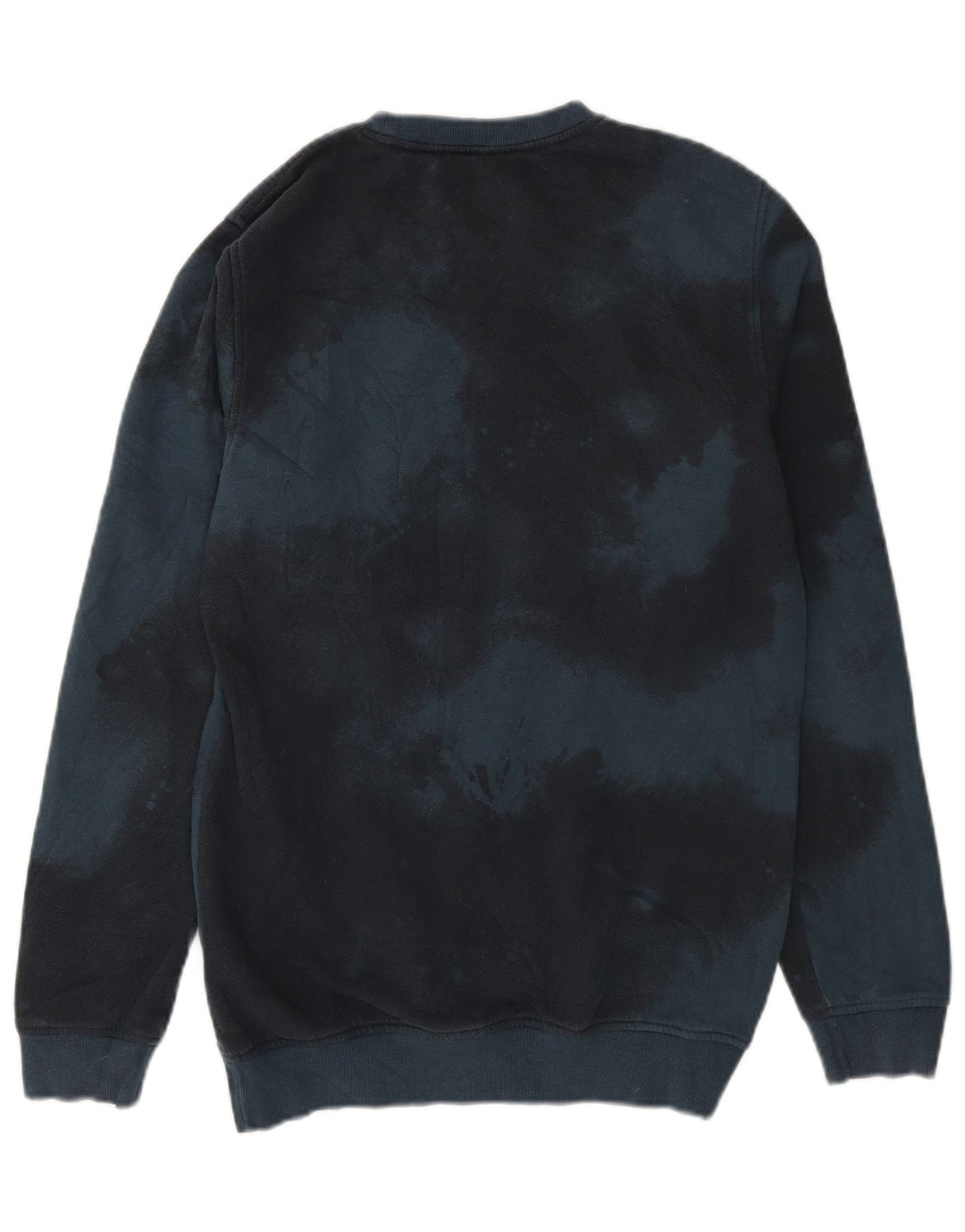 Adidas Sweat-shirt en coton bleu tie-dye pour homme, petit modèle