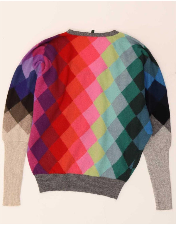 Benetton Pull col bateau pour femme UK 10 Small Multicolore
