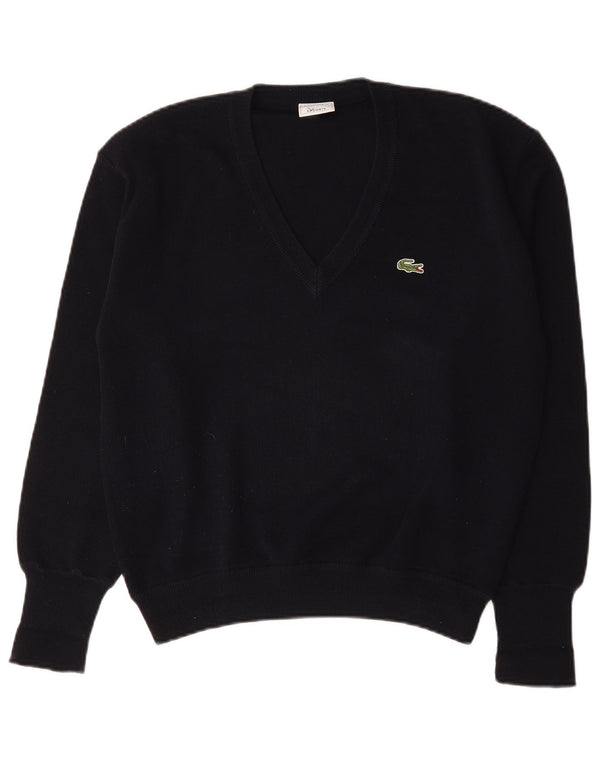Lacoste Pull col V Homme Bleu Marine Moyen