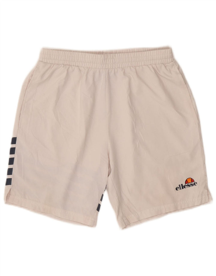 Ellesse Short de sport homme petit blanc polyester