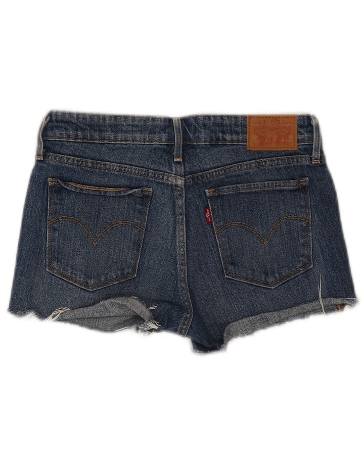 Levi's Short en Jean 712 Slim Femme W26 Petit Bleu Coton