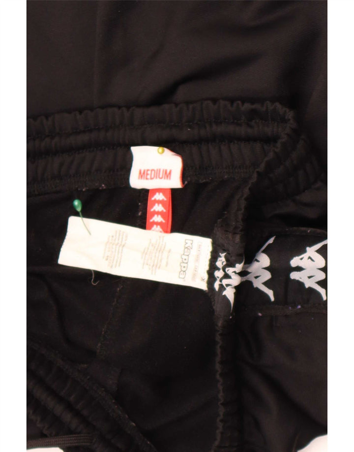 Kappa Pantalon de Survêtement Graphique Homme Noir Moyen Polyester