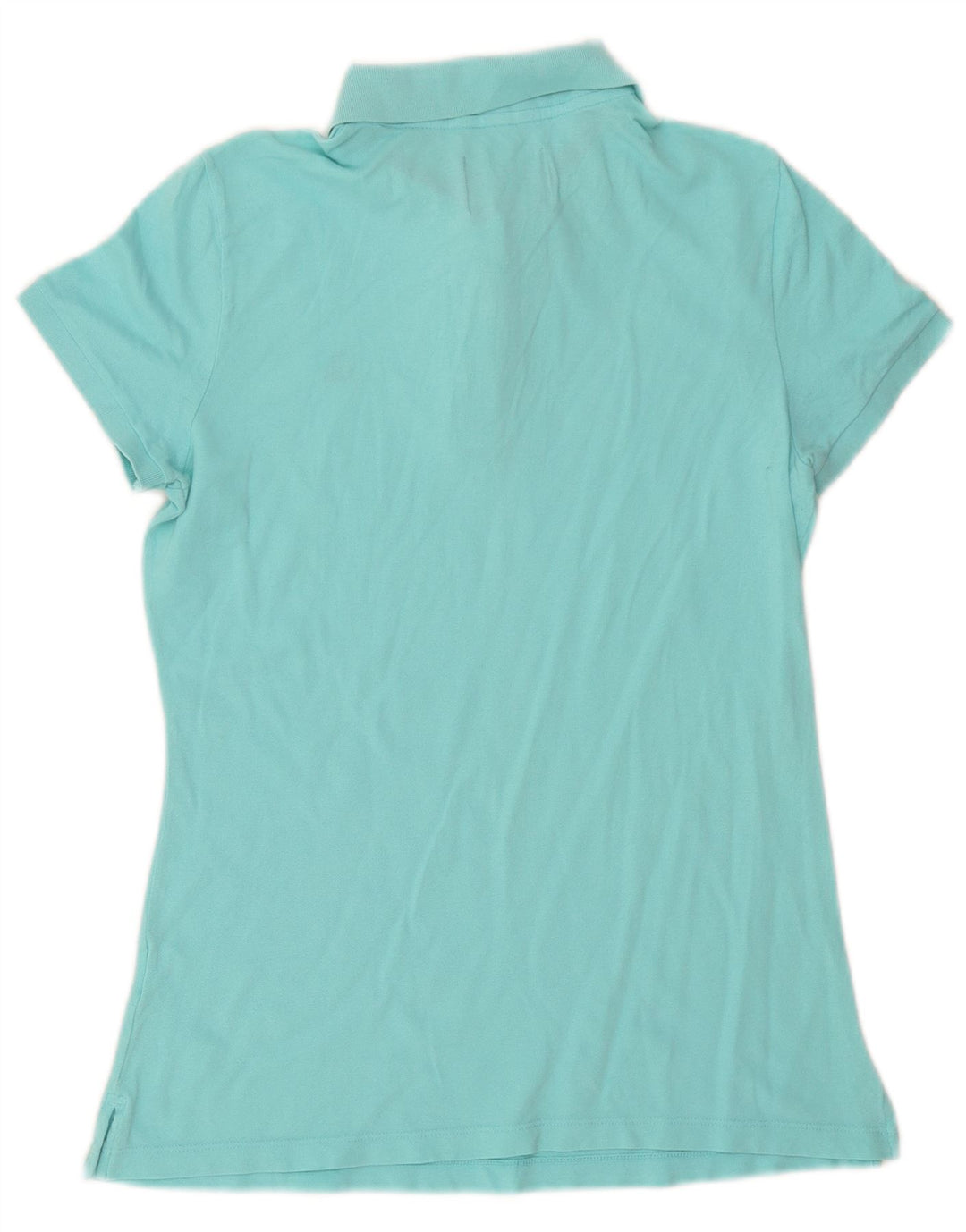 Benetton Polo Femme UK 16 Large Turquoise
