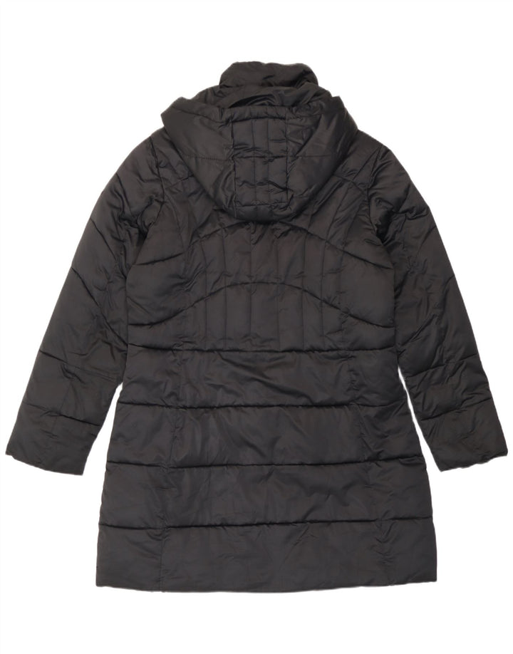 Astrolabio Veste matelassée à capuche pour femme UK 14 Large Noir Polyester