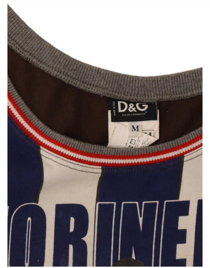 Dolce & Gabbana Débardeur graphique pour femme UK 12 Medium Purple Designer