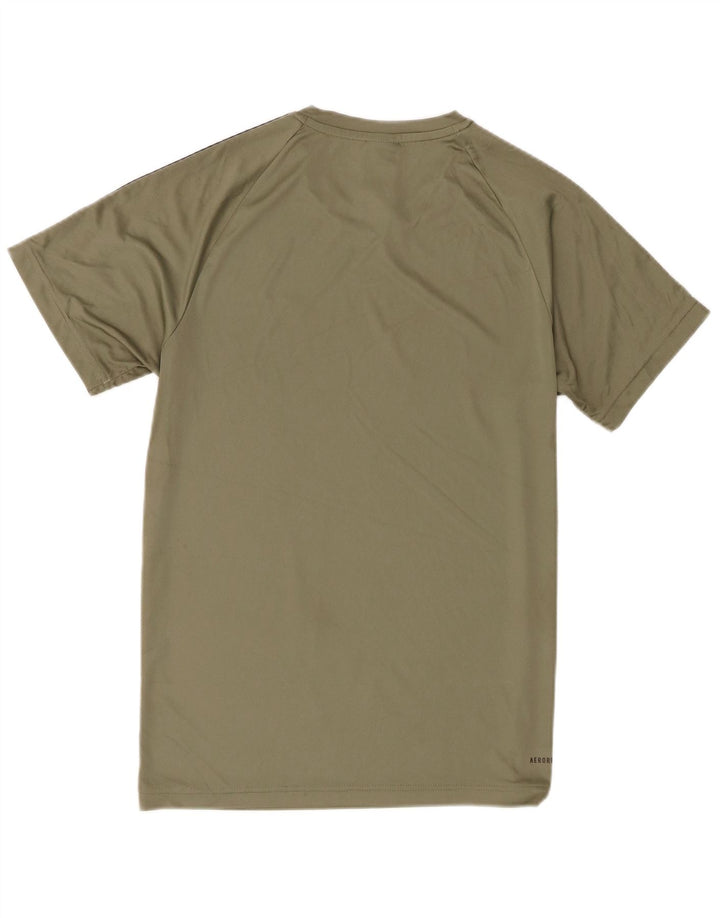 Adidas Hommes Aeroready T-Shirt Haut Petit Kaki Polyester