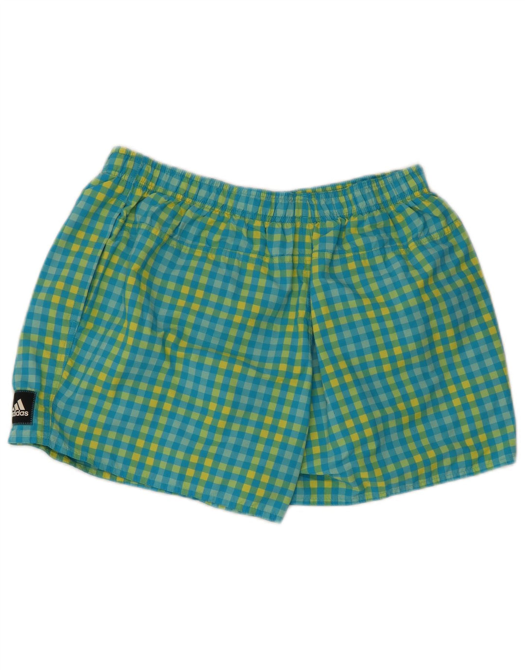 Adidas Short de bain homme grand bleu vichy polyester