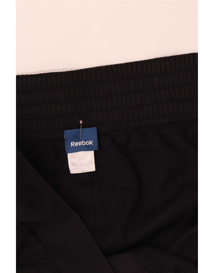 Reebok Pantalon de survêtement Femme UK 20 2XL Noir Polyester