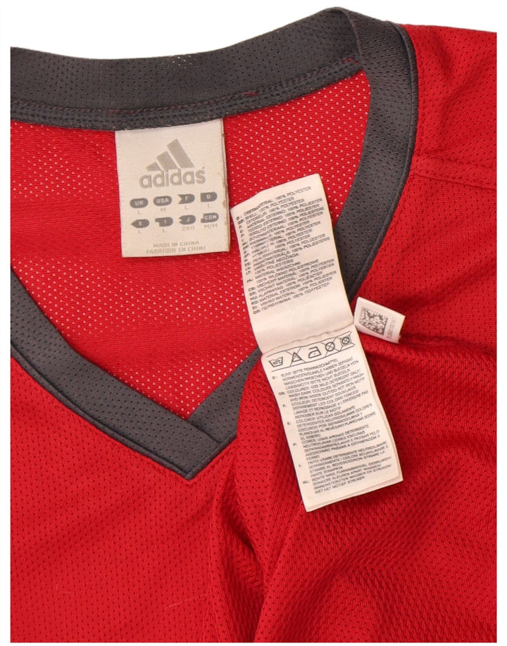 Adidas Mens Graphic Débardeur Grand Rouge Polyester