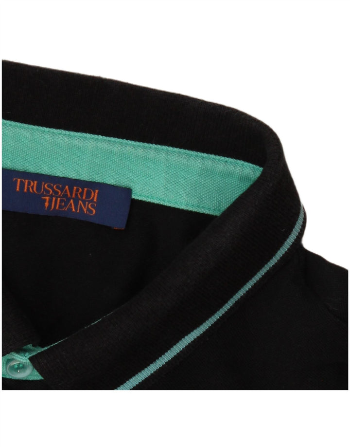 Trussardi Jeans Polo Homme XL Noir