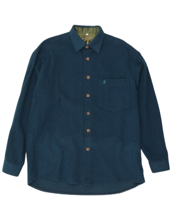 Daniel Hechter Chemise Homme Laine Turquoise Moyenne