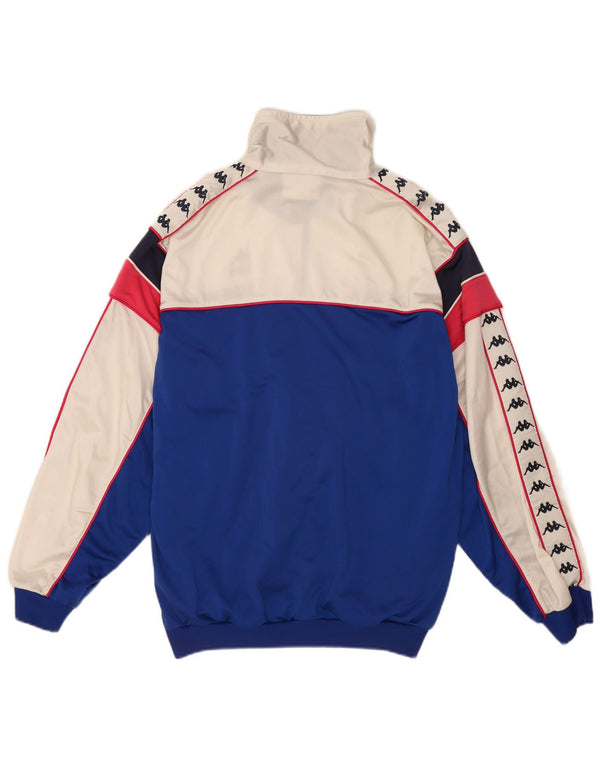 Kappa Veste de Survêtement Graphique pour Homme Grand Bleu Colorblock Sports