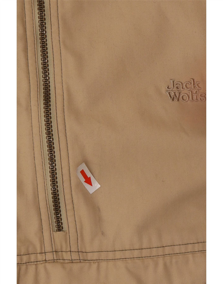 Jack Wolfskin Veste Anorak à capuche pour homme UK 44 2XL Beige Polyester