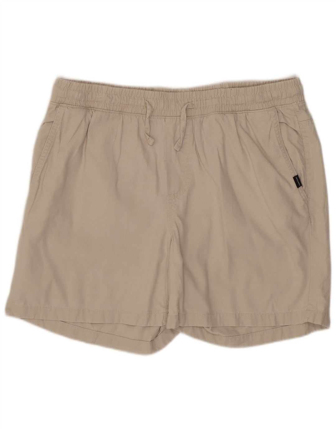 JACK & JONES Short décontracté pour homme Large W32 Beige Lyocell