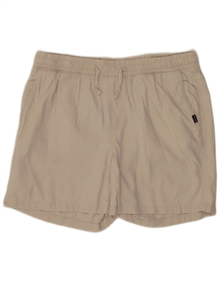 JACK & JONES Short décontracté pour homme Large W32 Beige Lyocell