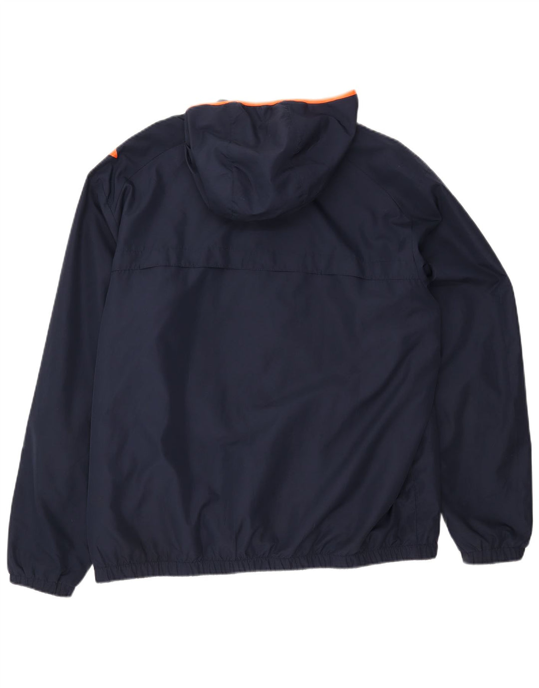 Umbro Veste de pluie à capuche pour homme UK 44 2XL Bleu marine Colorblock Polyester