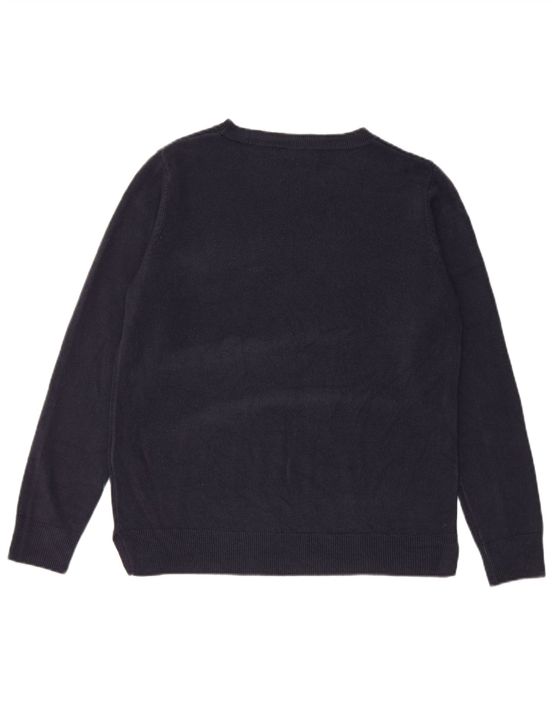 Marks & Spencer Pull col bateau pour femme UK 14 Bleu marine moyen