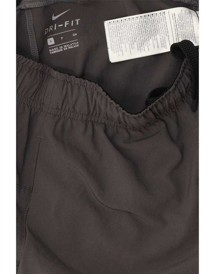 Nike Short de sport Dri Fit pour homme en polyester color block Taille S Gris