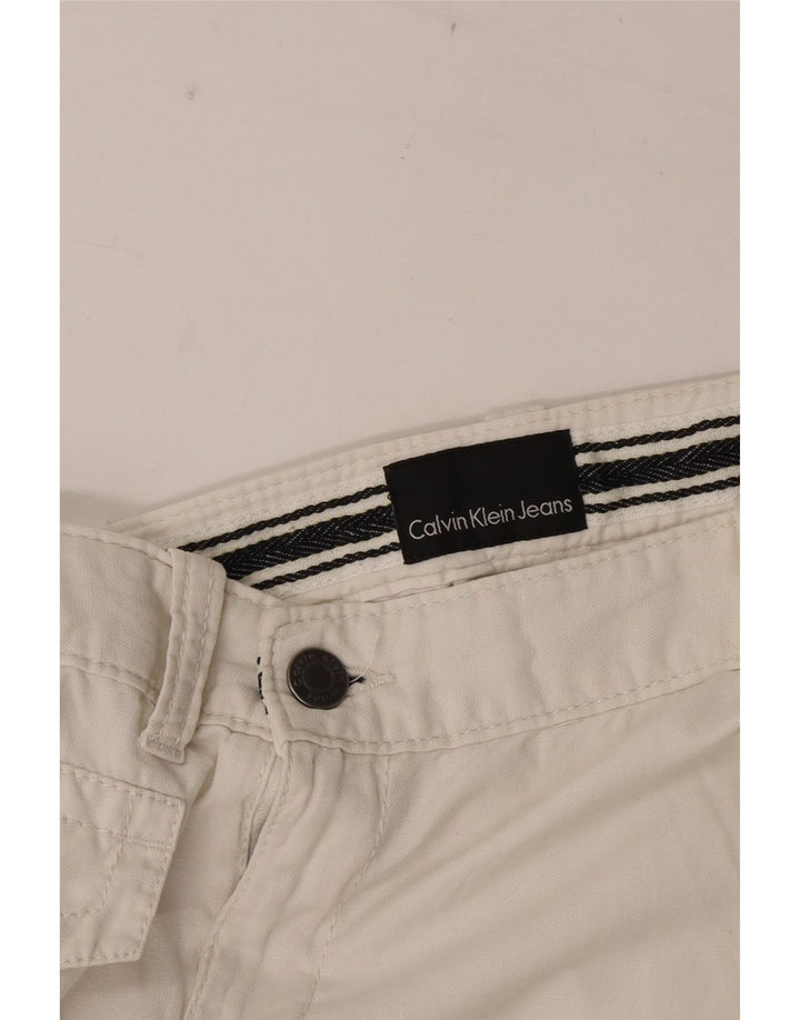 Calvin Klein Jupe Cargo W30 Femme Blanc Moyen