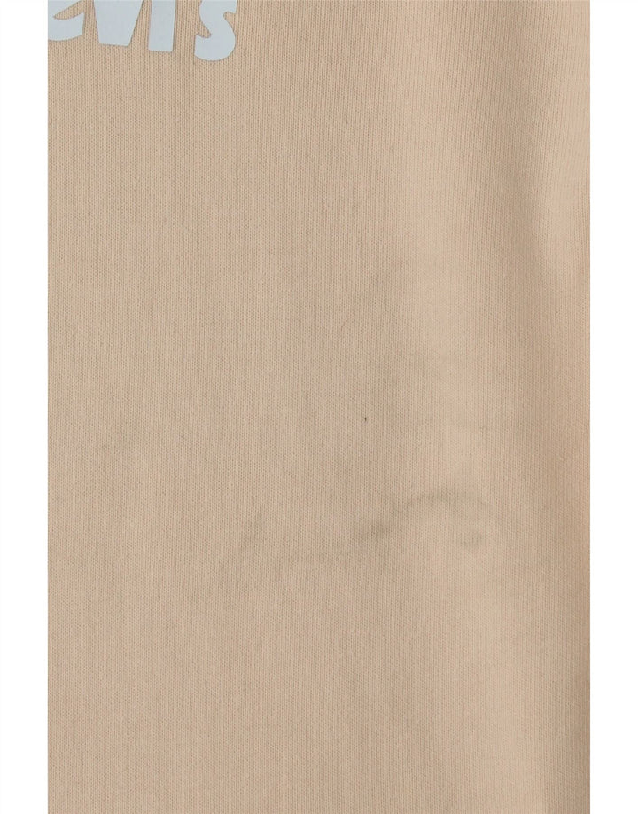 Levi's Pull à capuche pour homme en coton beige Small