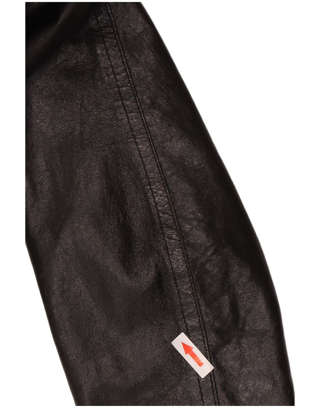 Veste bomber en cuir femme vintage IT 44 Cuir noir moyen
