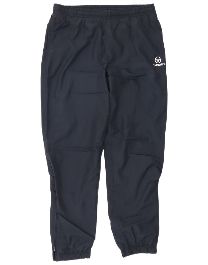 Pantalon de survêtement homme Sergio Tacchini Joggers Taille L Bleu Marine Polyester