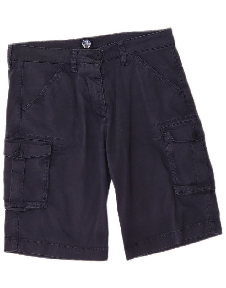 North Sails Short Cargo Femme EU 42 Medium W28 Bleu Marine Coton