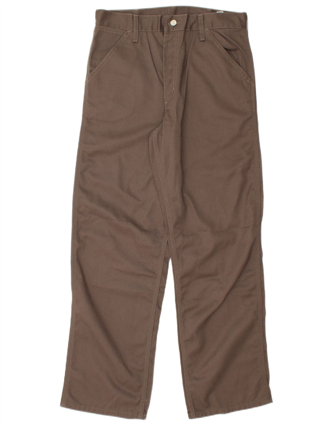 CARHARTT Pantalon Chino Droit Homme W30 L32 Marron Polyester