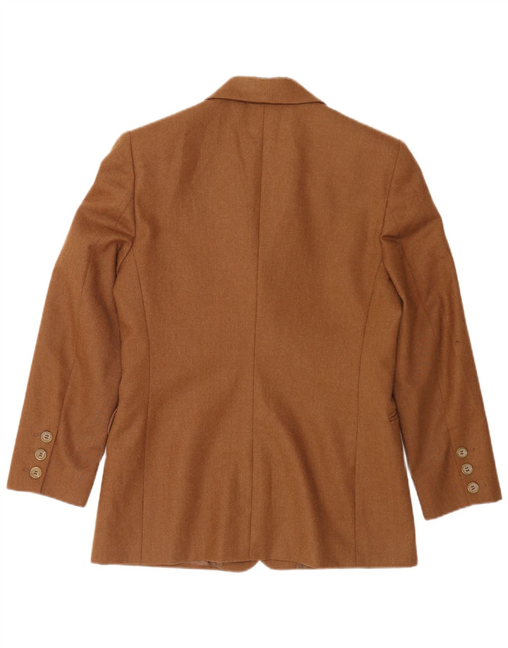 Superior Veste Blazer 3 Boutons Femme IT 42 Viscose Marron Moyen