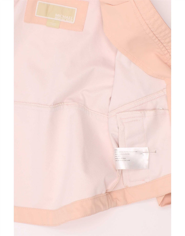 Michael Kors Veste de pluie à capuche pour fille 3-4 ans Rose Polyester