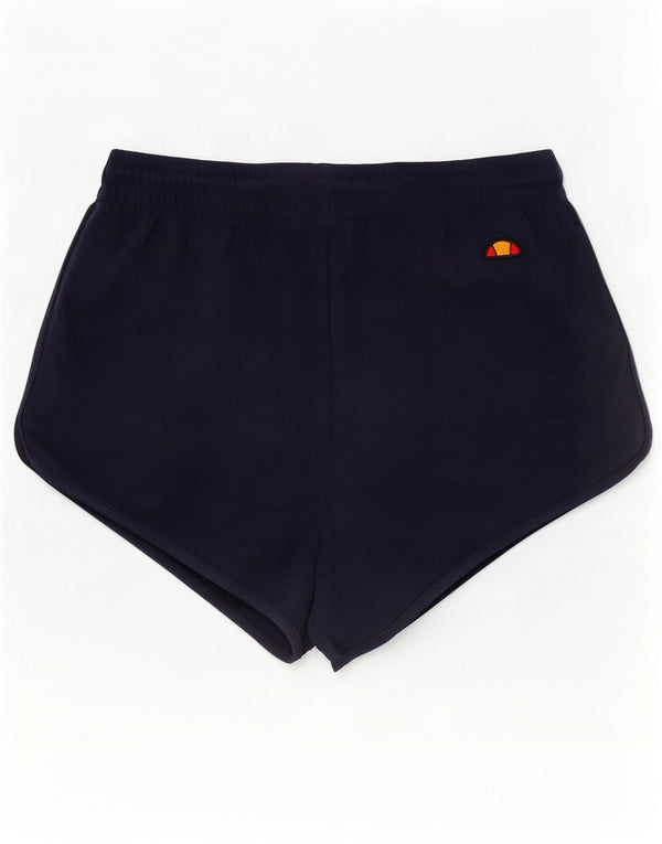 Ellesse Womens Hot Pants UK 6 XS Bleu Marine Coton