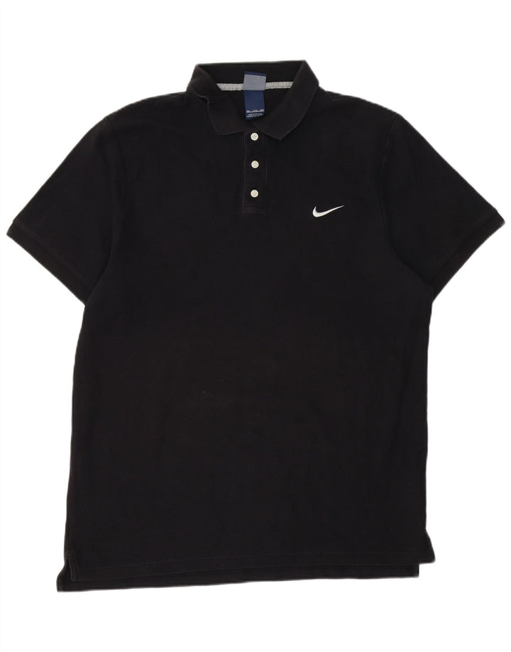 NIKE Polo Homme 2XL Noir Coton